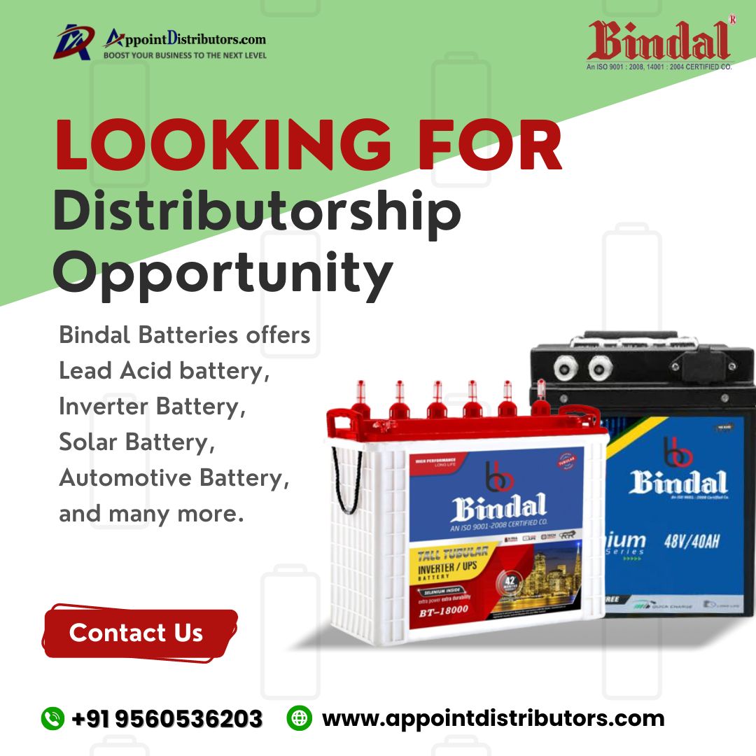 Opportunity Of Inverter Battery Distributorship